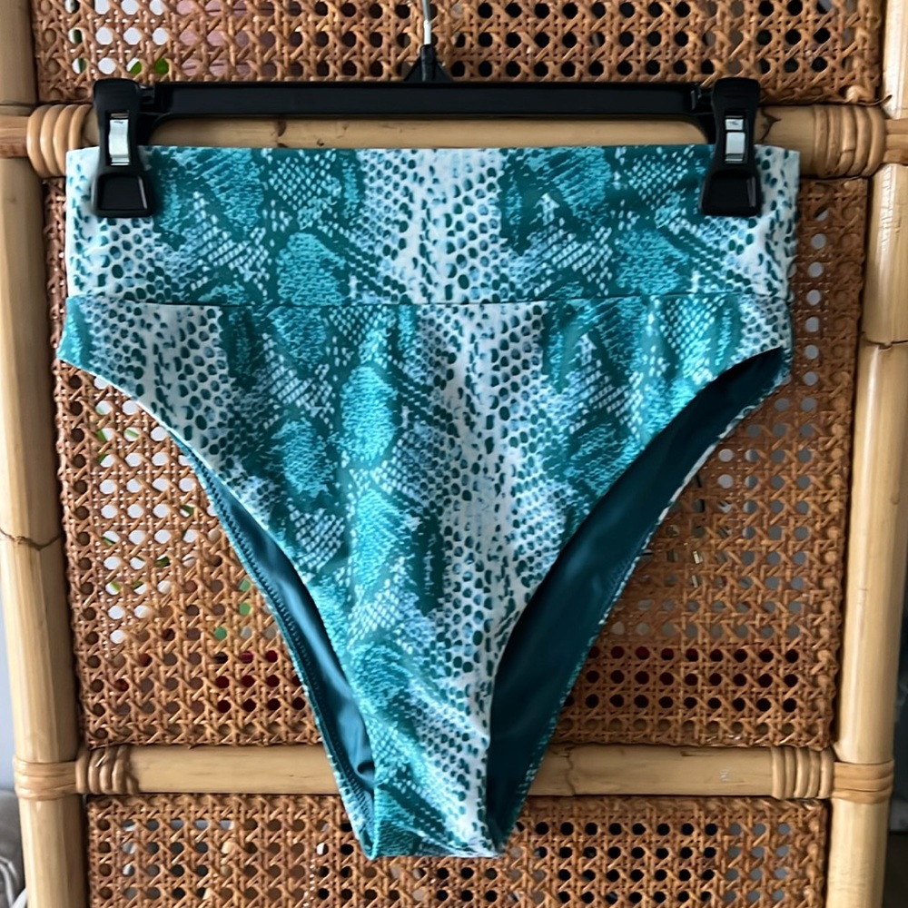 Aerie High Cut Cheeky Swim Bottoms Size M
